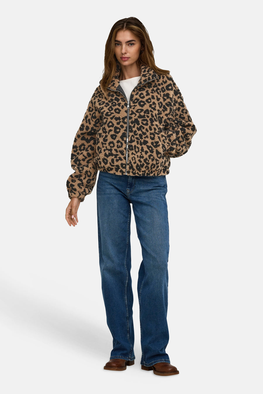 Fleece bruin - ONLY®