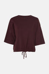 Pull col O - rouge