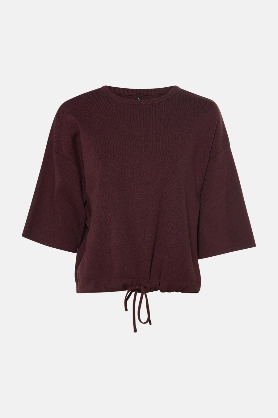 Pull col O - rouge