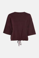 Pull col O - rouge