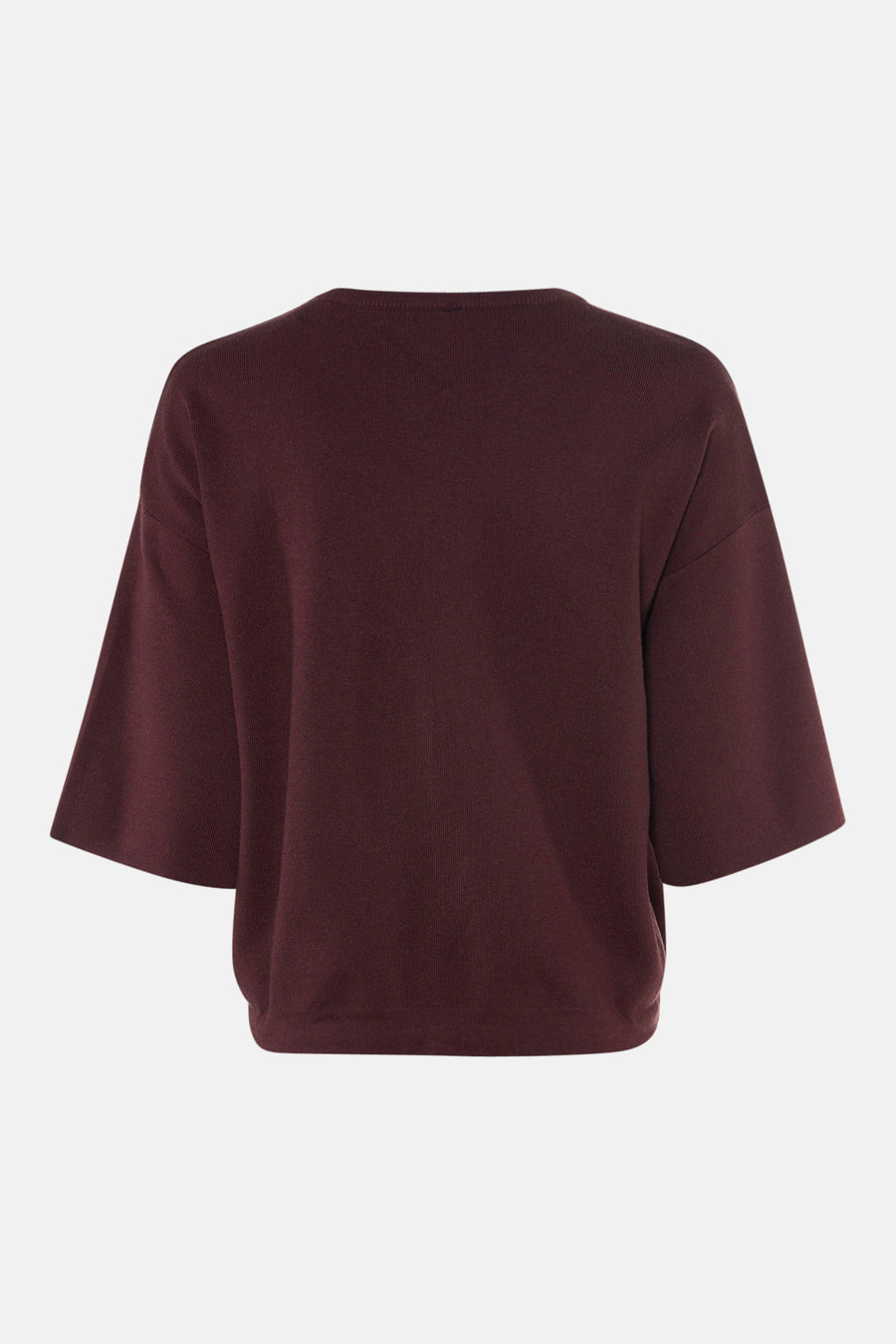 Pull col O - rouge