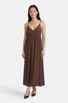 Robe sans manches - brun