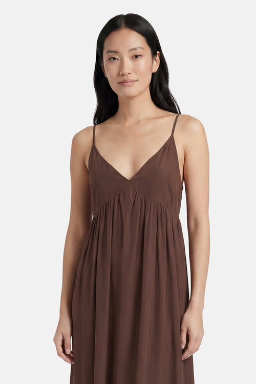 Robe sans manches - brun