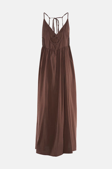 Robe sans manches - brun