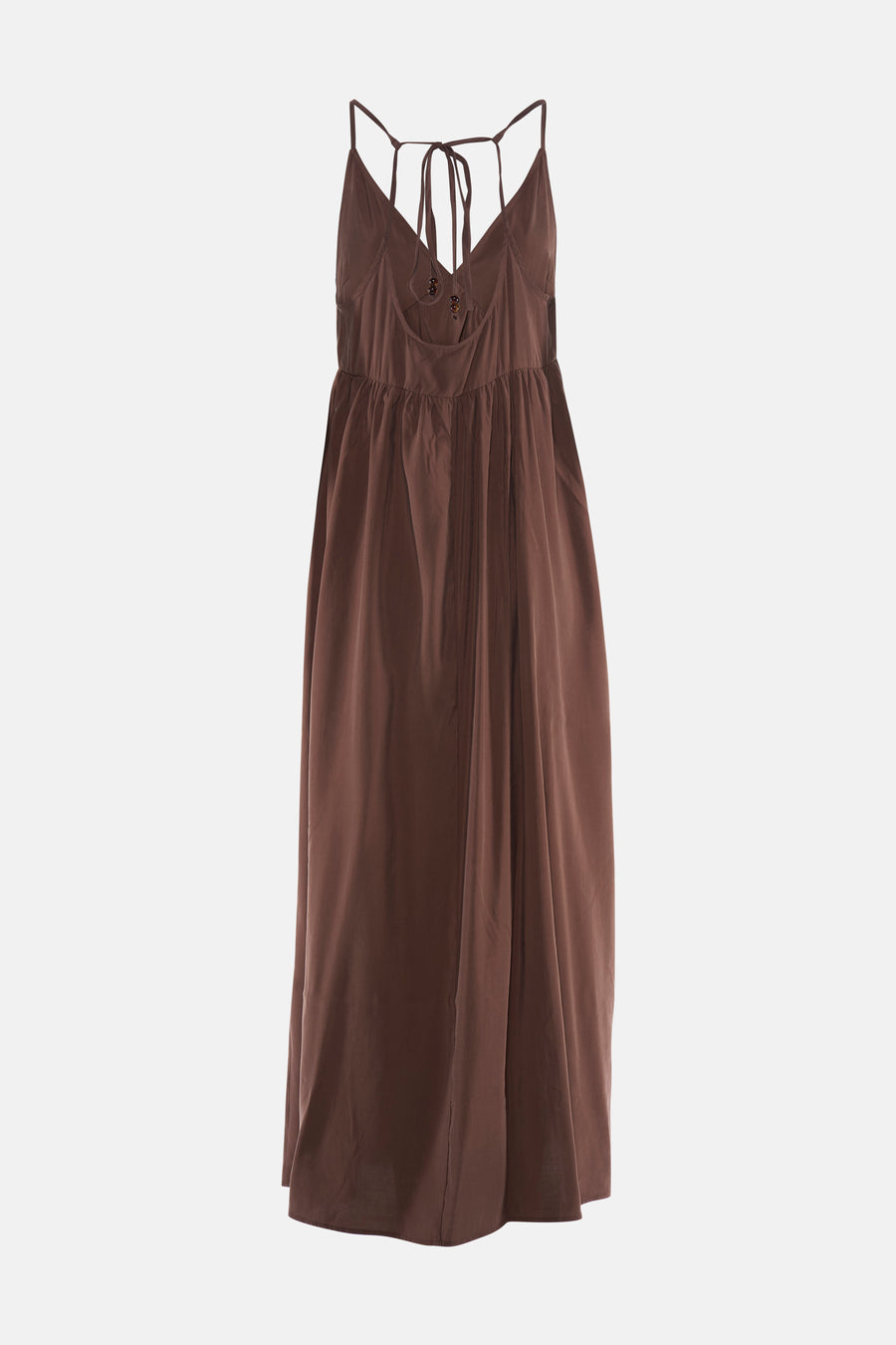 Robe sans manches - brun
