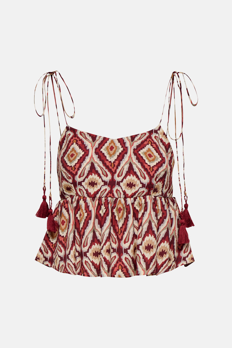Blouse zonder mouwen - multicolor