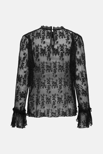 Blouse met lange mouwen - zwart