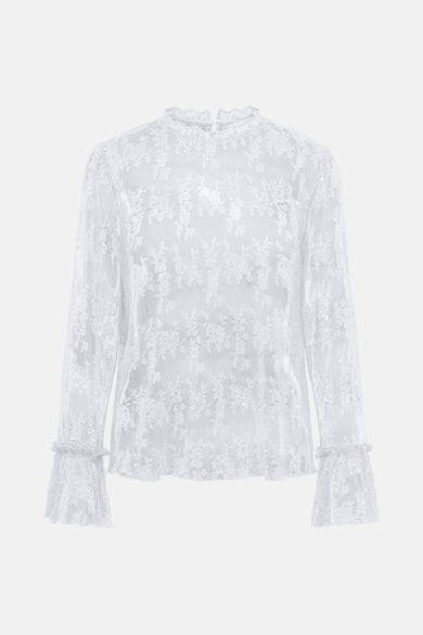 Blouse met lange mouwen - wit