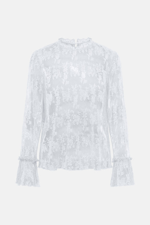 Blouse met lange mouwen - wit