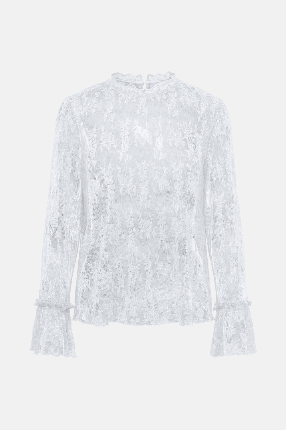 Blouse met lange mouwen - wit