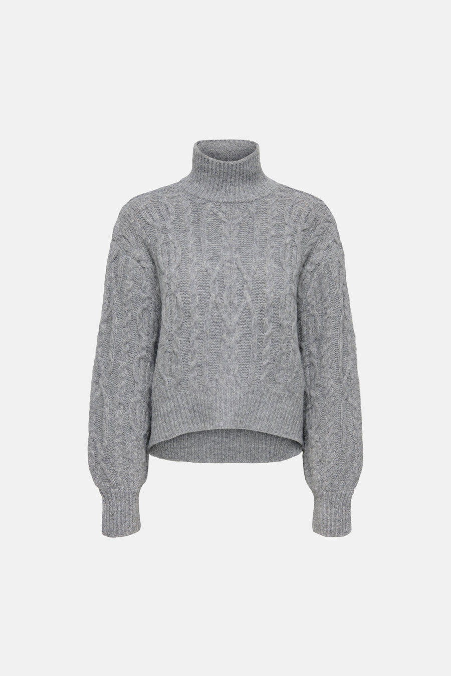 Trui met rolkraag grijs - ONLY®