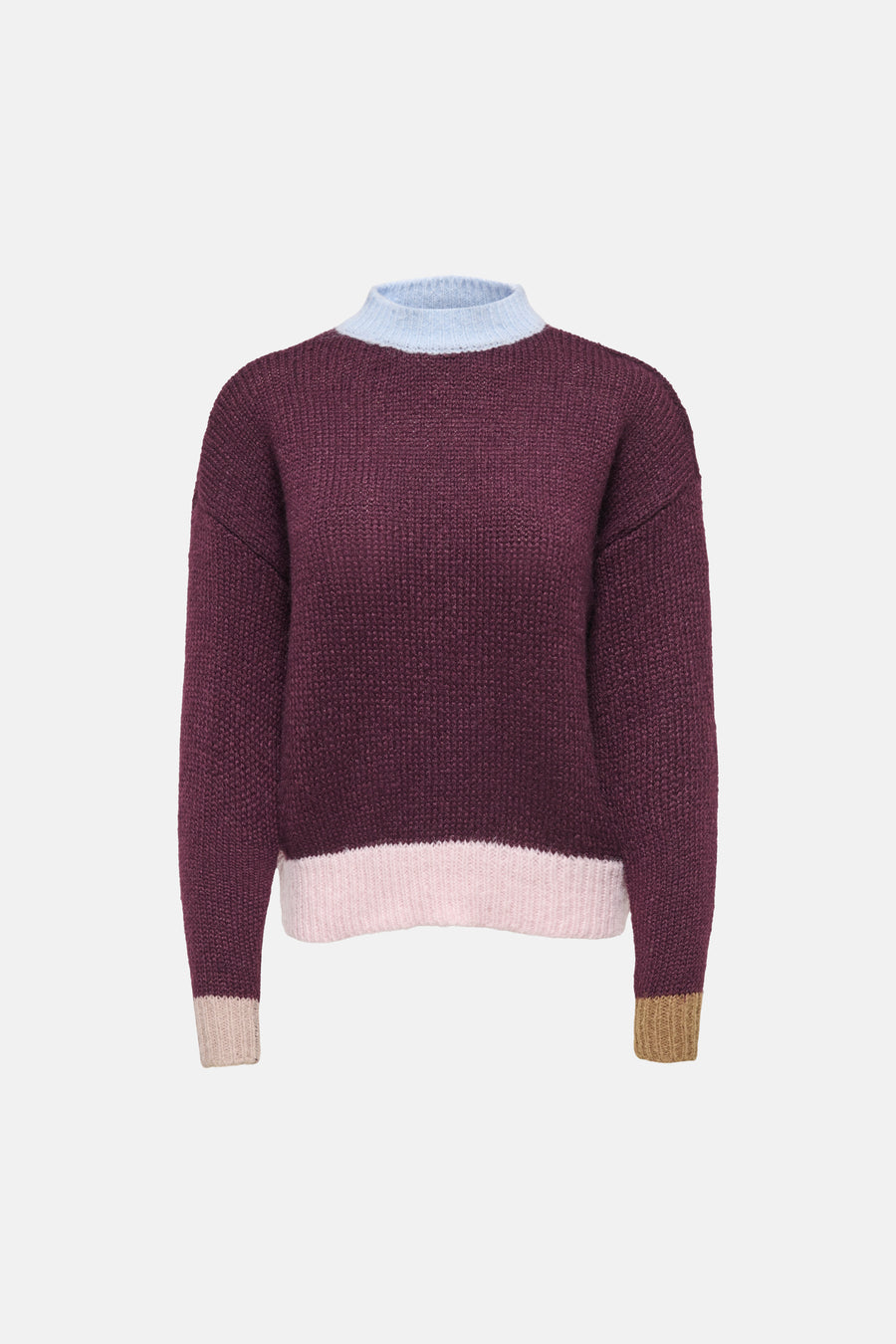 Pull col rond multicolore - ONLY®