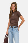 T-shirt - brun