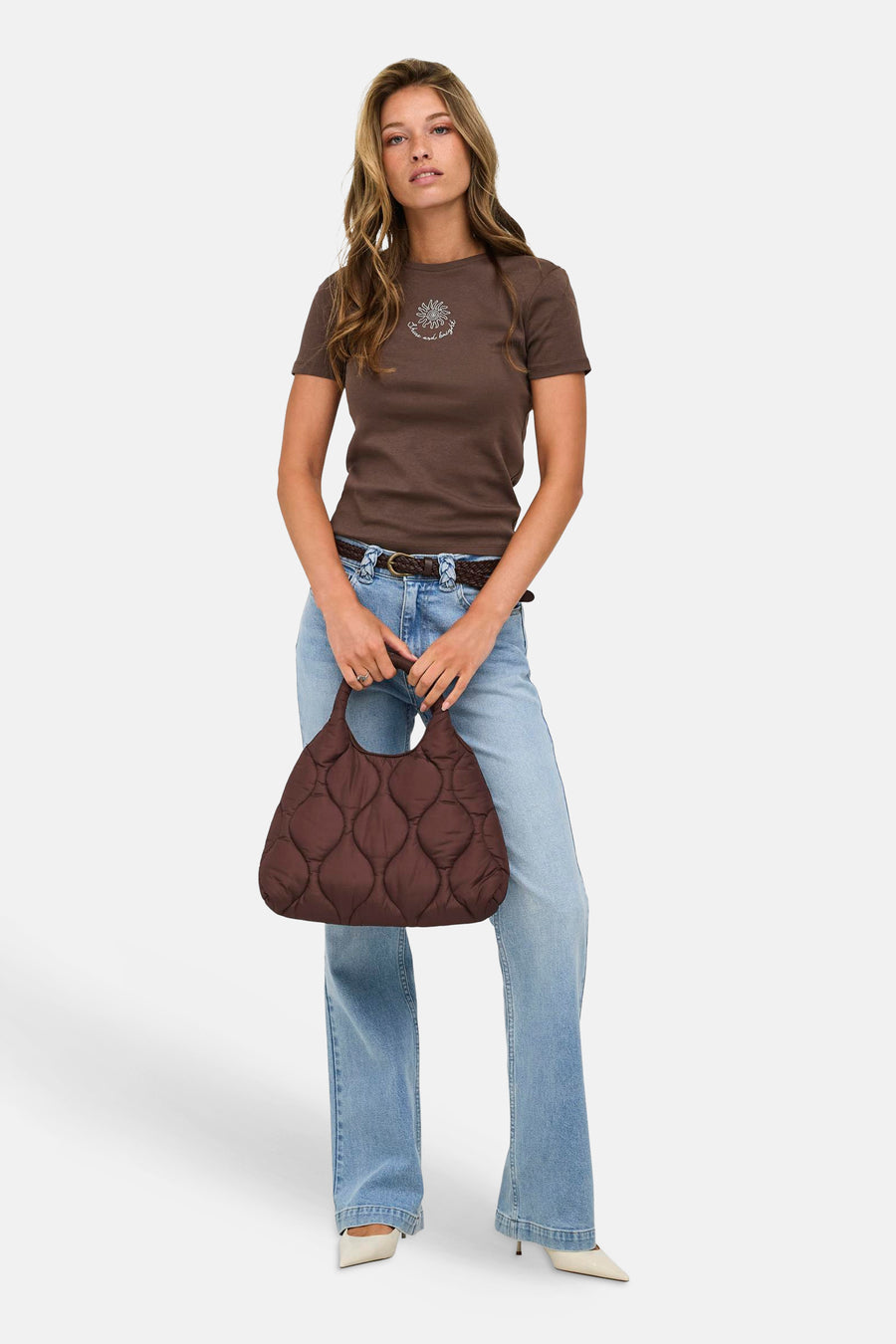 T-shirt - brun