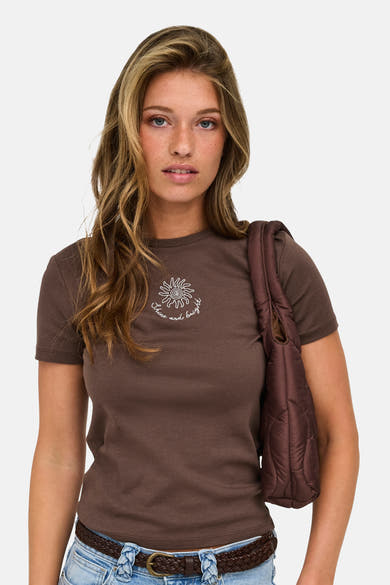 T-shirt - brun