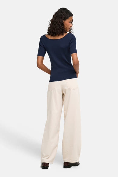 Top uni manches courtes bleu - JDY