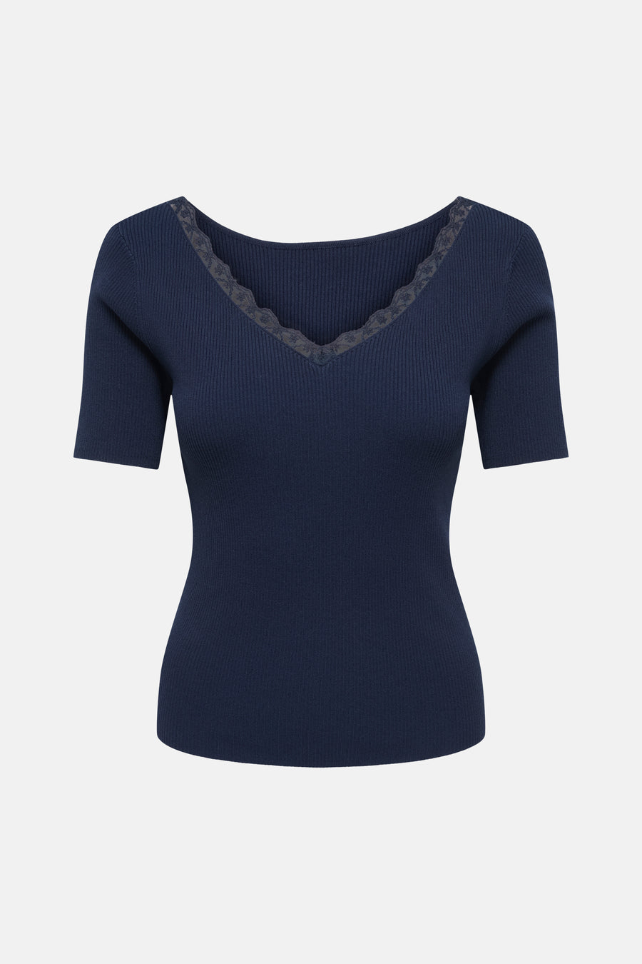 Top uni manches courtes bleu - JDY