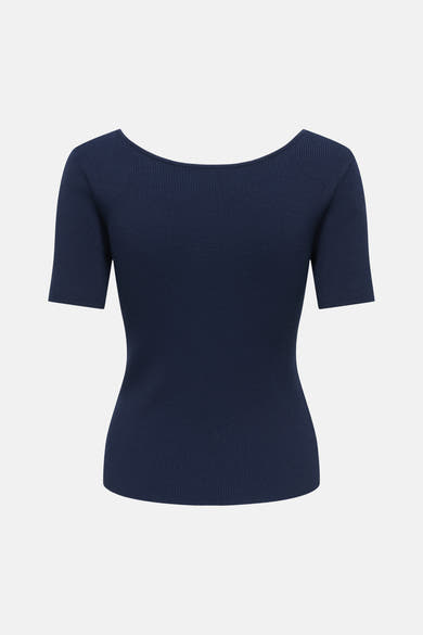 Top uni manches courtes bleu - JDY