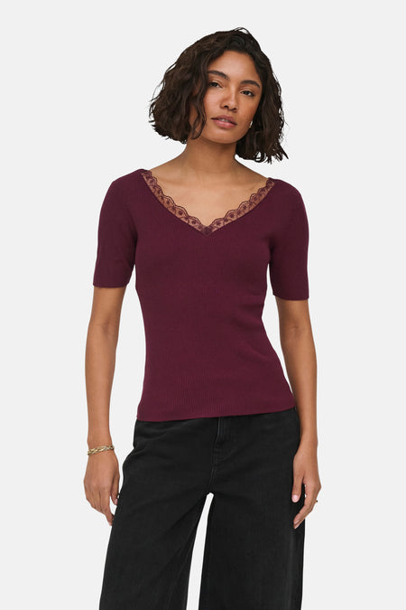 T-shirt met korte mouwen - rood