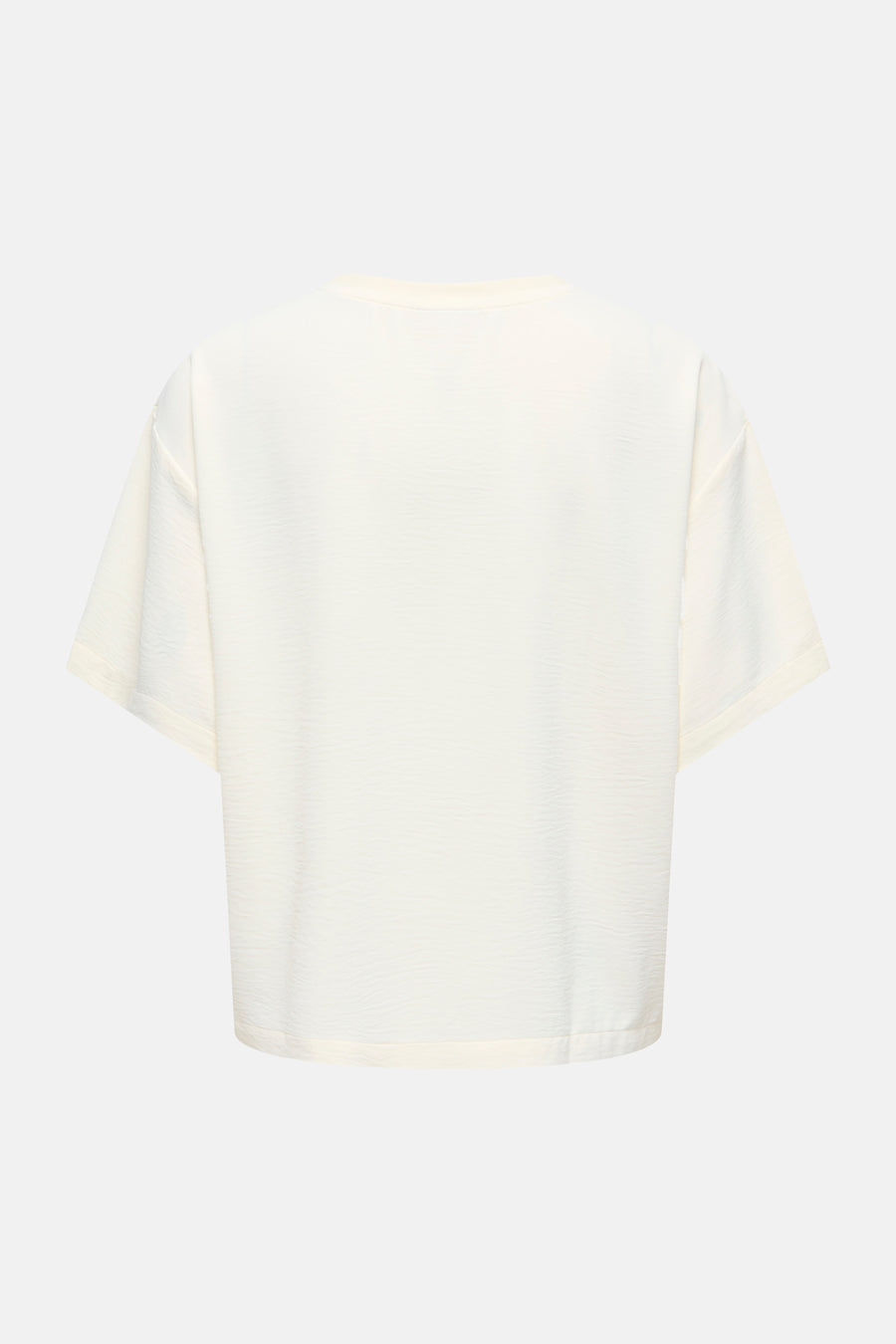 Blouse met korte mouwen - Egret