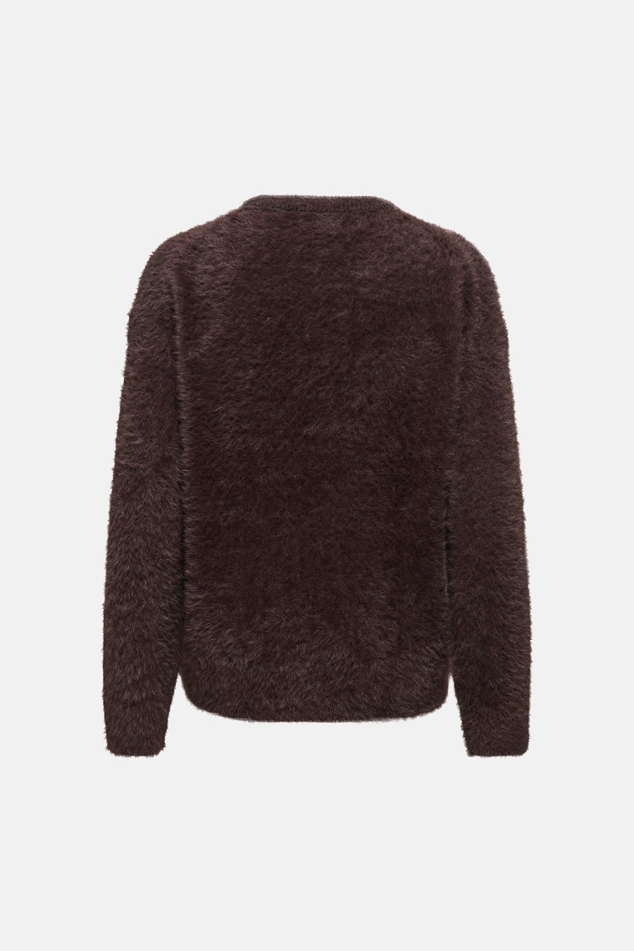 Pull col rond brun - JDY