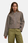 Dames tops jas casual brun - JDY