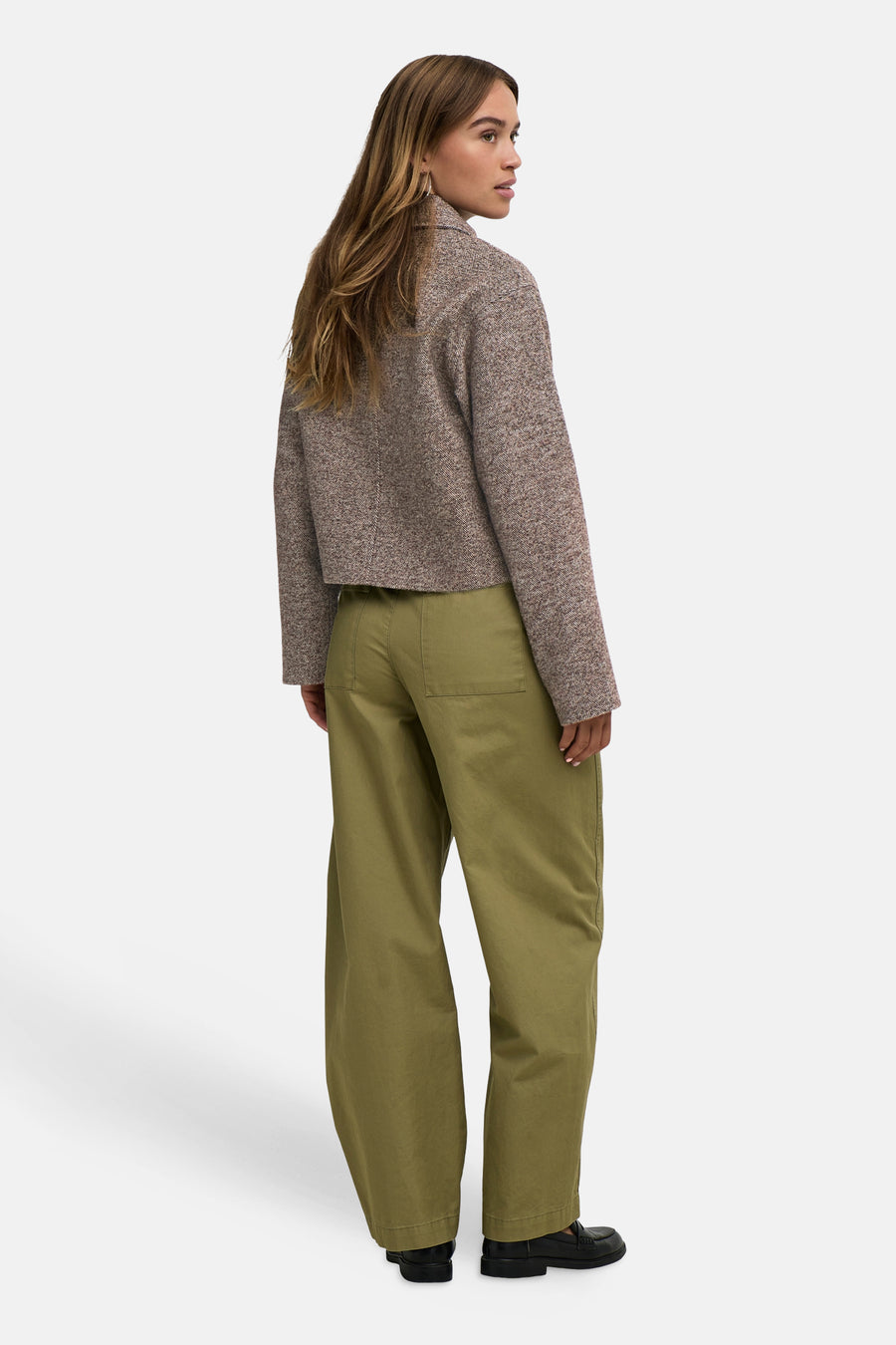 Dames tops jas casual brun - JDY