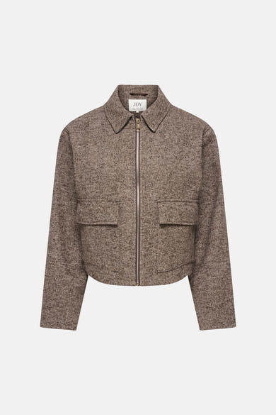 Dames tops jas casual brun - JDY