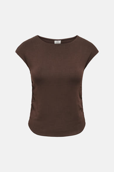 Top (korte mouwen) bruin - JDY