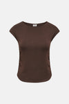 Top (korte mouwen) bruin - JDY
