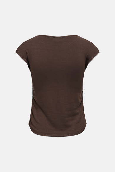 Top (korte mouwen) bruin - JDY