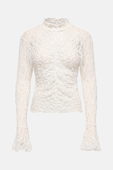 T-shirt met lange mouwen - wit