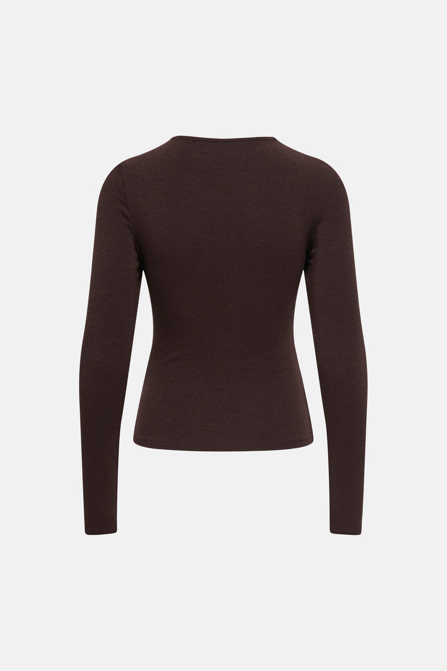 Top uni manches longues brun - ONLY®