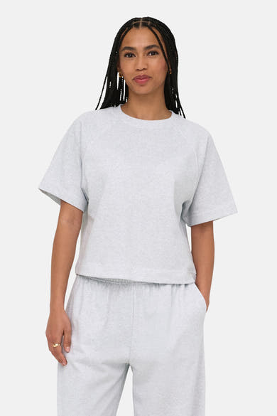 T-shirt met korte mouwen - Light Grey Melange