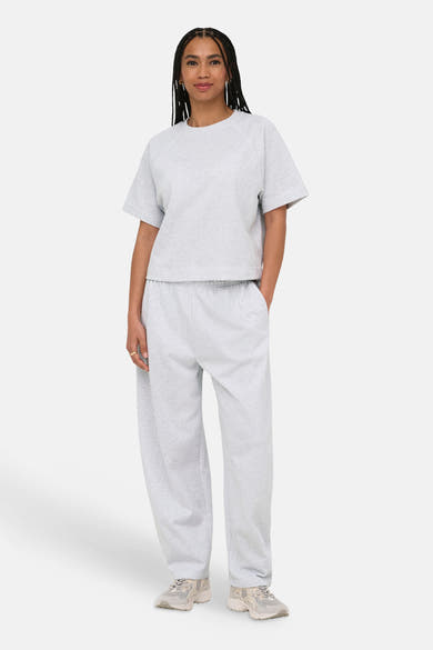 T-shirt met korte mouwen - Light Grey Melange