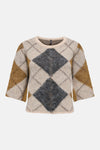Pull col rond multicolore - ONLY®
