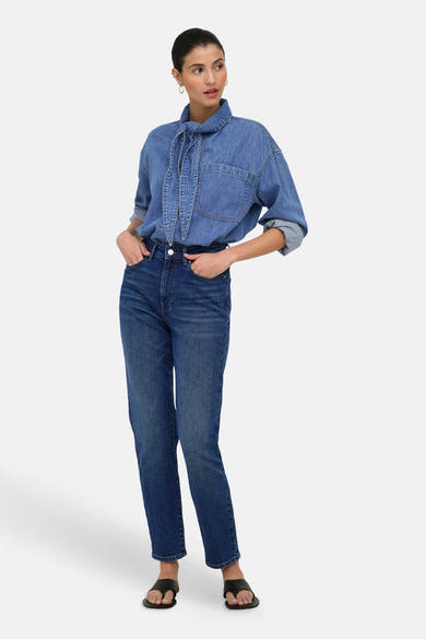 Hemd (lange mouwen) mid blue denim - ONLY®