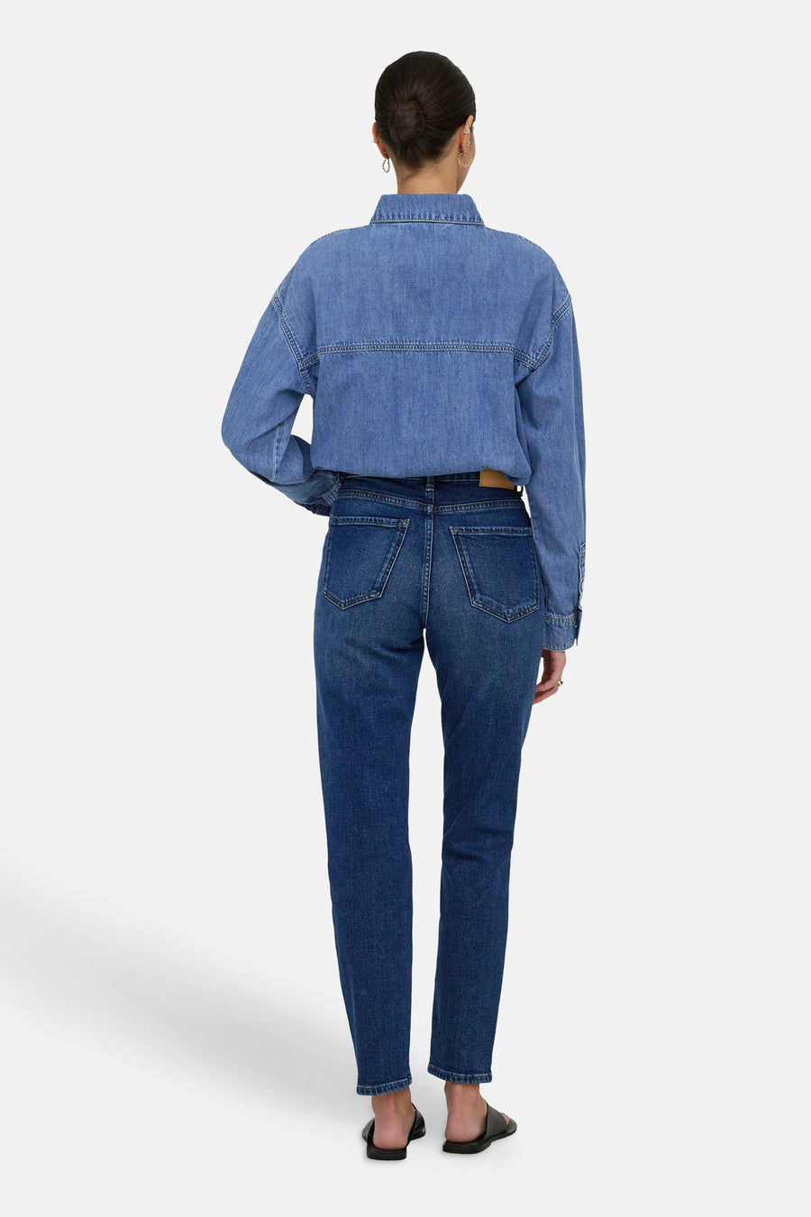 Hemd (lange mouwen) mid blue denim - ONLY®