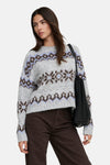 Pull col rond gris - ONLY®