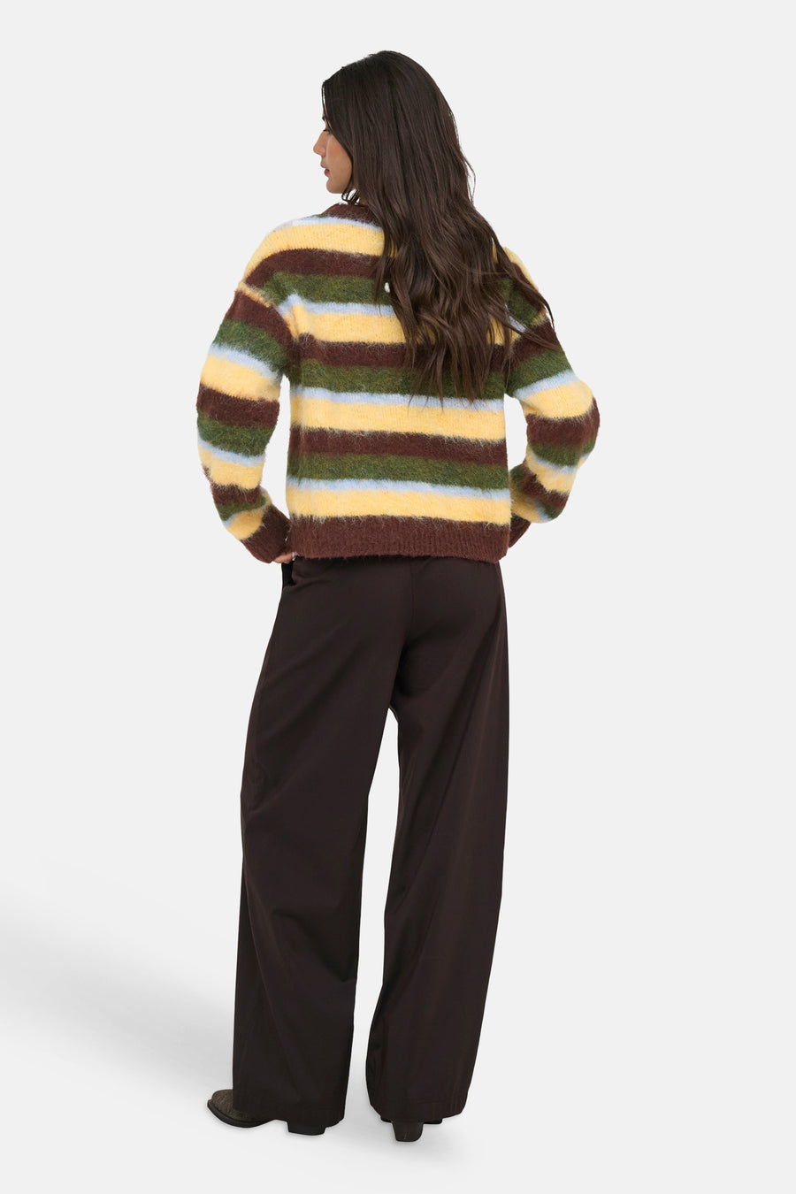 Pull col rond multicolore - ONLY®