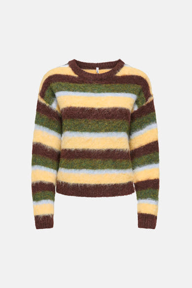 Pull col rond multicolore - ONLY®