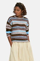Pull col rond multicolore - ONLY®