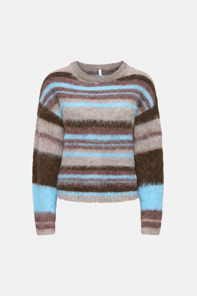 Pull col rond multicolore - ONLY®
