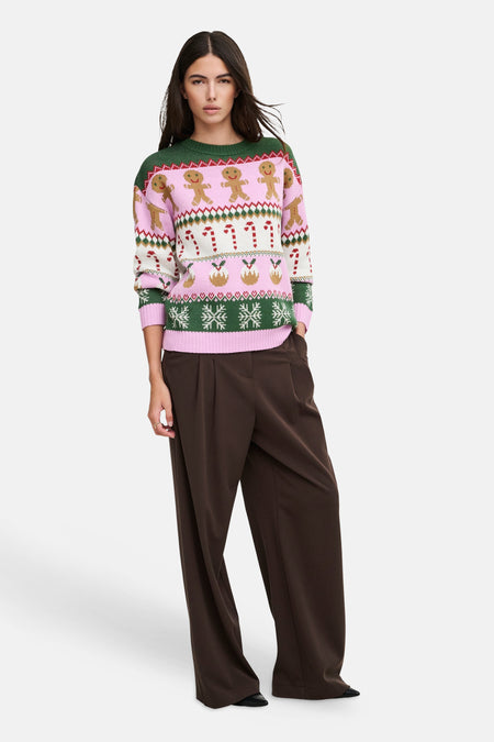 Pull col rond multicolore - ONLY®