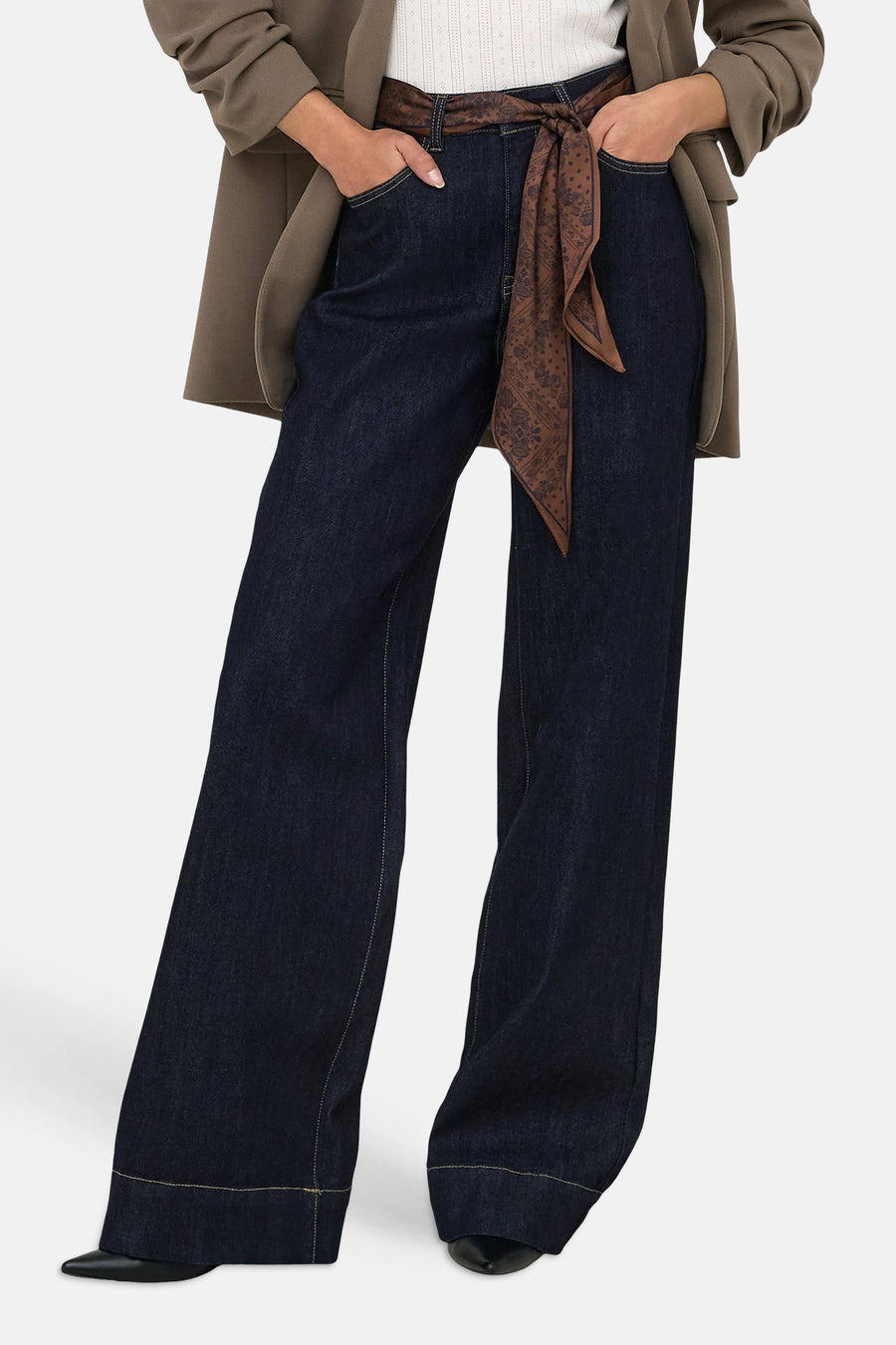 Jean large dark blue denim - ONLY®