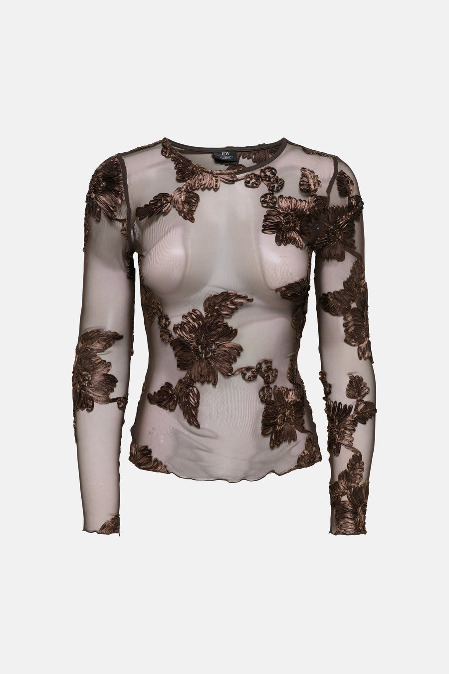 T-shirt (manches longues) brun - JDY