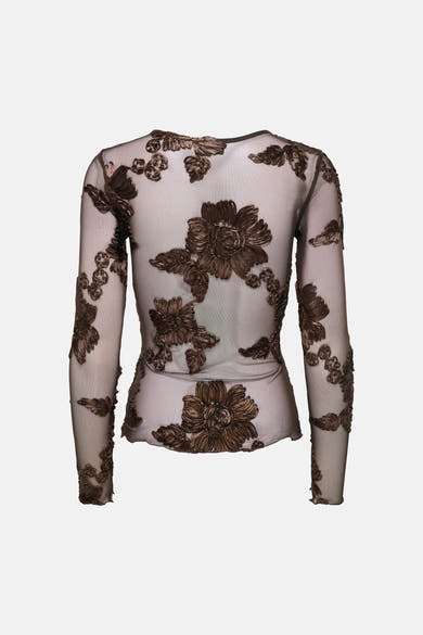 T-shirt (manches longues) brun - JDY