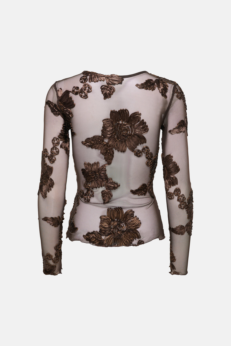 T-shirt (manches longues) brun - JDY