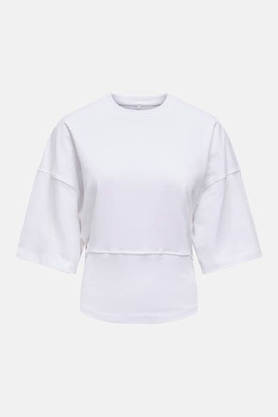 Top uni manches courtes blanc - ONLY®