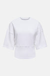 Top uni manches courtes blanc - ONLY®
